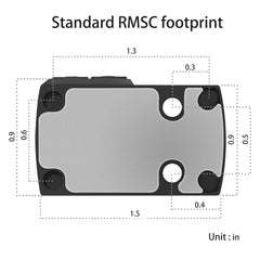FXV22-GR 3 MOA Micro Green Dot For RMSc footprint