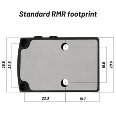 FXA10 3 MOA Micro Red Dot For RMR Footprint