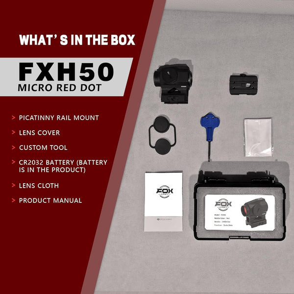 FXH50 2 MOA Red Dot Sight