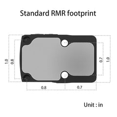 FXA12 Micro 3MOA Red Dot For RMR Footprint
